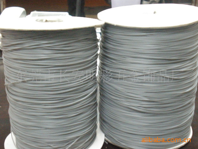 现货供应橡胶绳 1.0mmpvc绳 玩具公仔橡胶绳