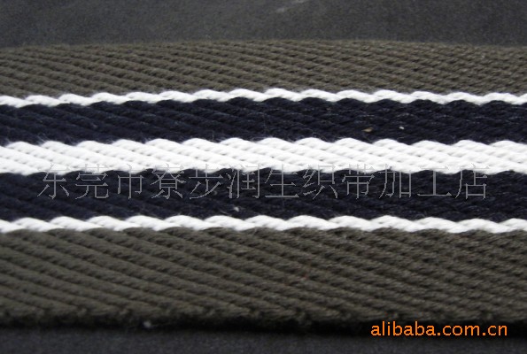 润生50mm间色双面斜纹棉带\间色棉带\彩色仿棉带\涤棉带