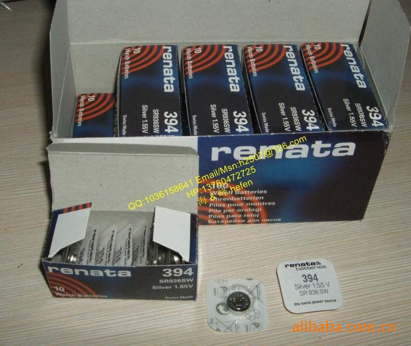 供应renata 394 SR936S 氧化银纽扣电池
