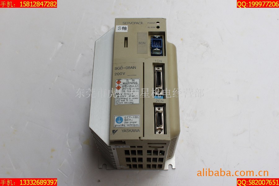 二手安川伺服驱动器SGD-08AN     保好保修三个月