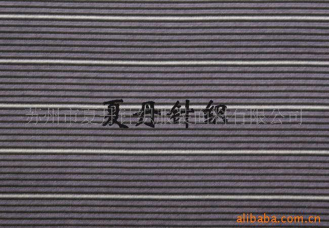 供应·股线丝光彩条汗布(图)，精梳棉，长绒棉，PIMA棉，调线