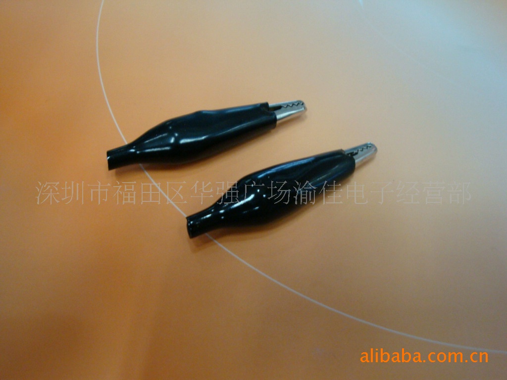 小号鱼夹 小号鳄鱼夹 红黑夹子  电瓶夹 测试夹