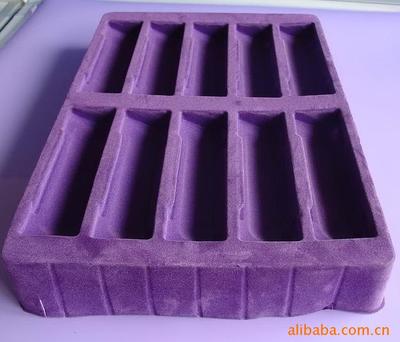 Manufactor direct Produce Various colour Flocking Blister Box Flocking Tray Flocking packing products