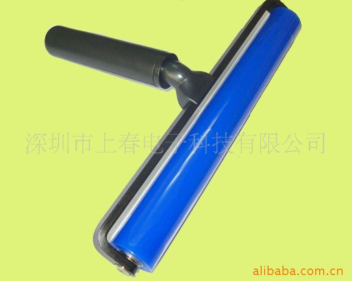 工厂直供应手动粘尘滚筒4寸，硅胶粘尘滚筒，矽胶粘尘滚筒