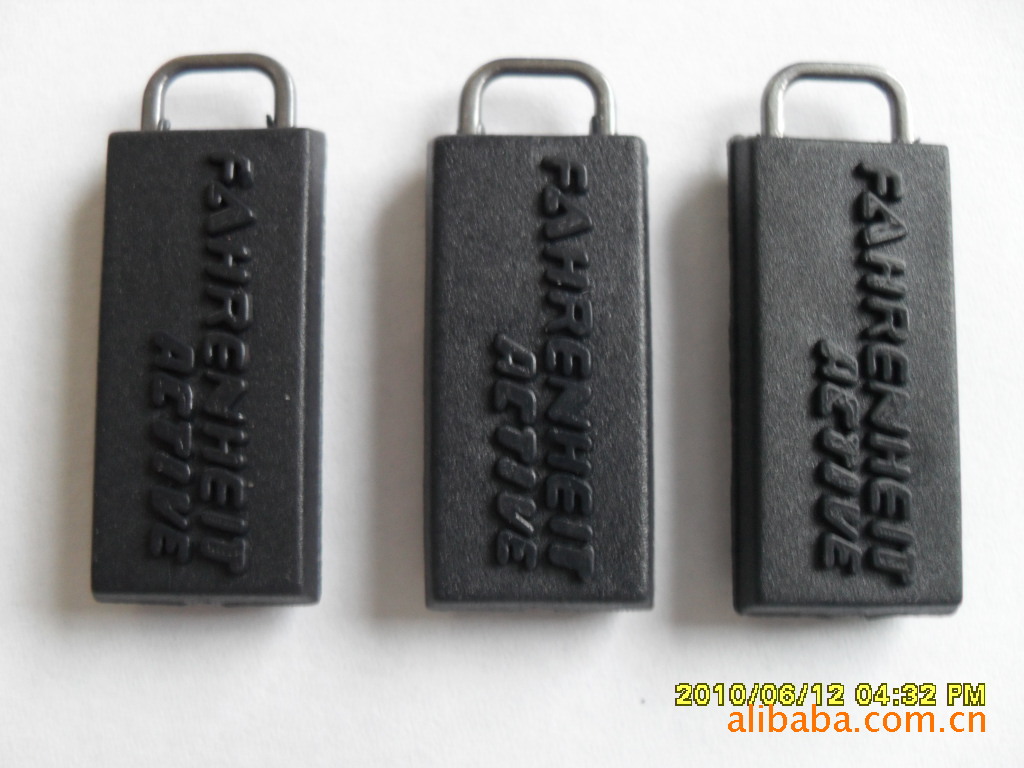 供应3#、5#弹簧头注塑拉头、丝印拉片、手袋拉链头、