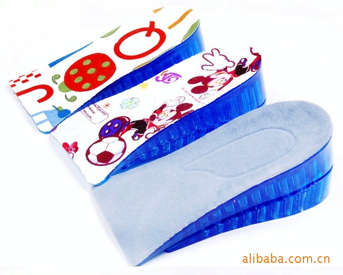 增高鞋垫 硅胶 双层 蜂窝半垫内增|ms