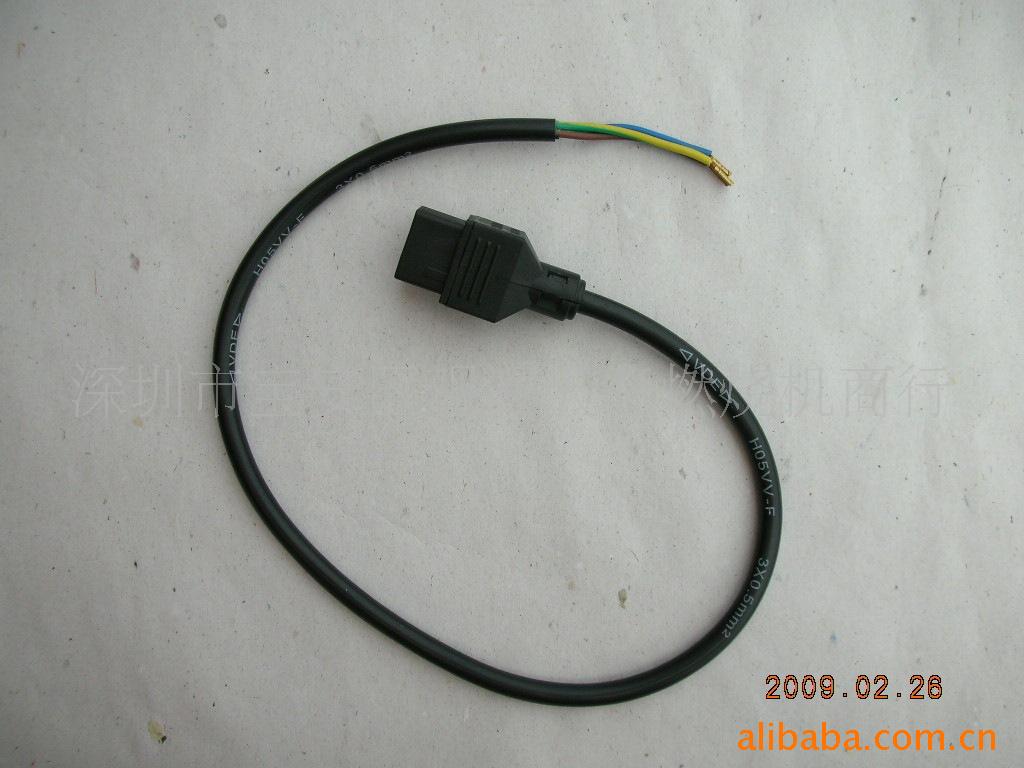 燃烧机燃烧器油泵电磁阀三孔电源线插头