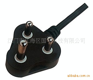 供应大小南非电源线、VDE、UL、3C及各国电源线（图）线材