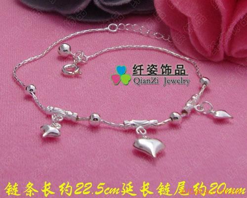Wholesale Anklets fashion Popular Jewelry Women's foot accessories Peach Anklet A2026