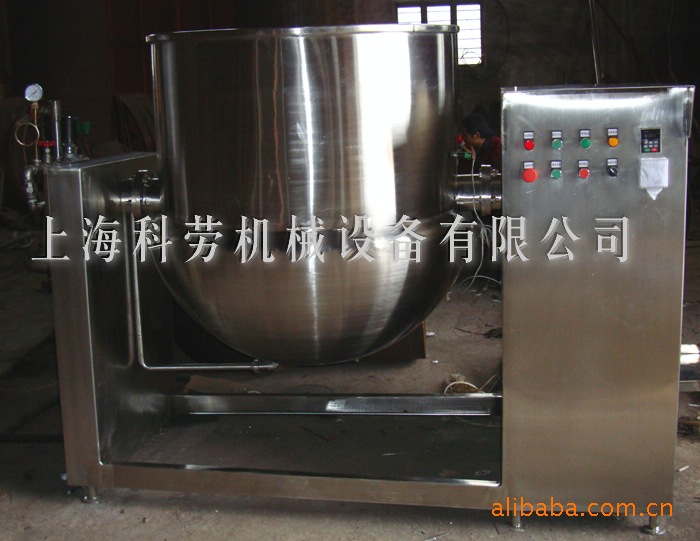 供应卧式蒸汽搅拌锅，卧式夹层锅，夹层搅拌锅