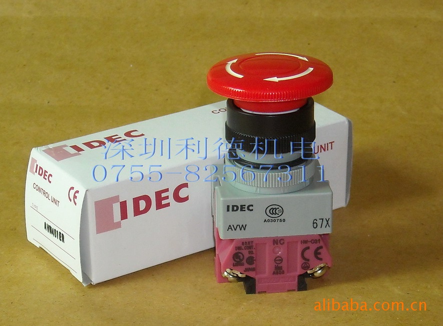IDEC 急停按钮 AVW401E-R