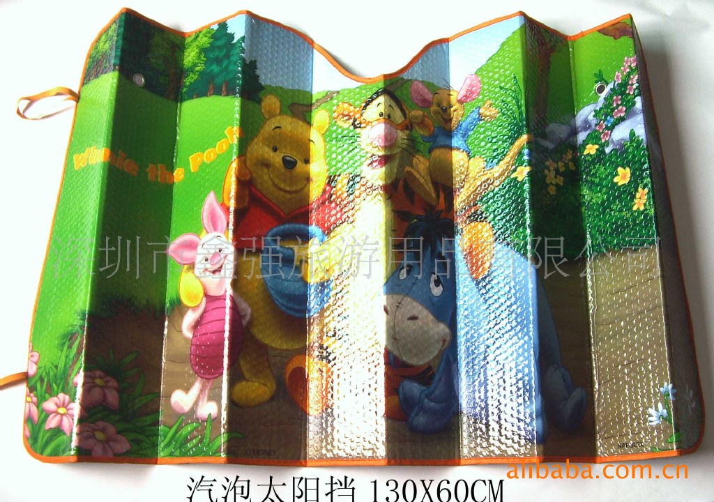 供應汽車遮陽擋 銀布 網布遮陽 汽泡鋁膜太陽擋 廣告陽遮擋