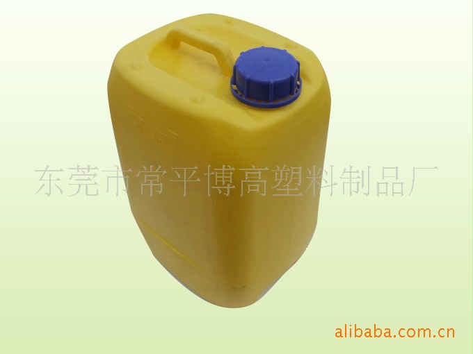 供应厂家直销四川云南5KG黄色食品级方桶塑料胶罐堆码桶