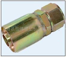 工程机械专用高压胶管接头 起重机扣压式接头 重机液压接头 