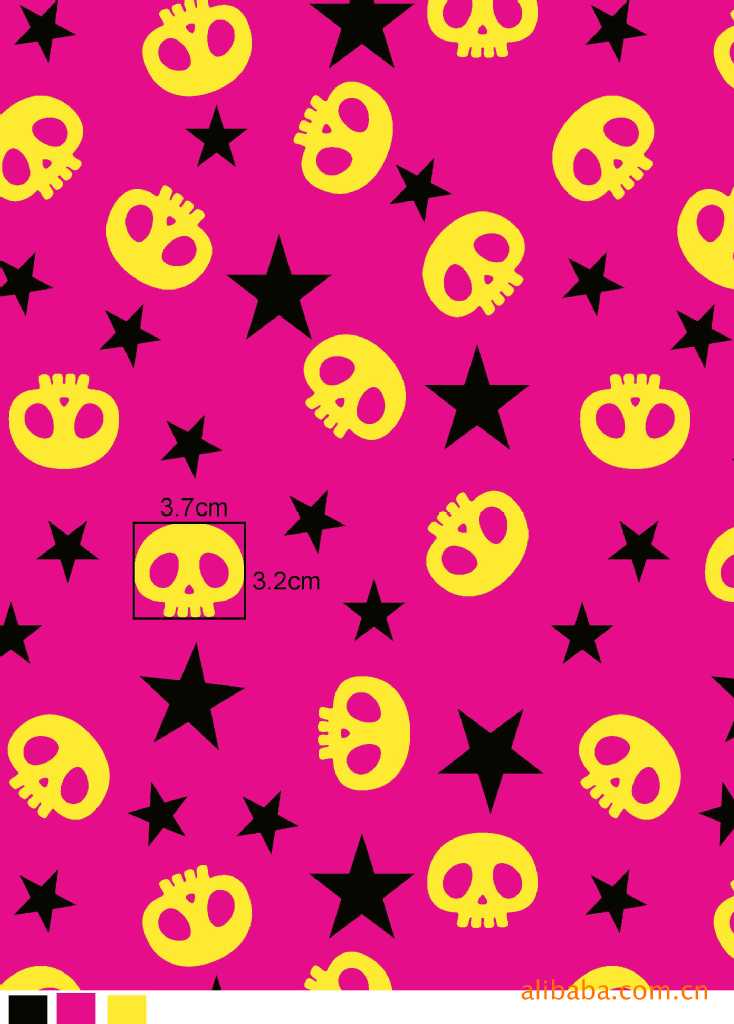 卡通摇粒绒面料 卡通星星印花面料 家居服睡衣面料 厂家直销