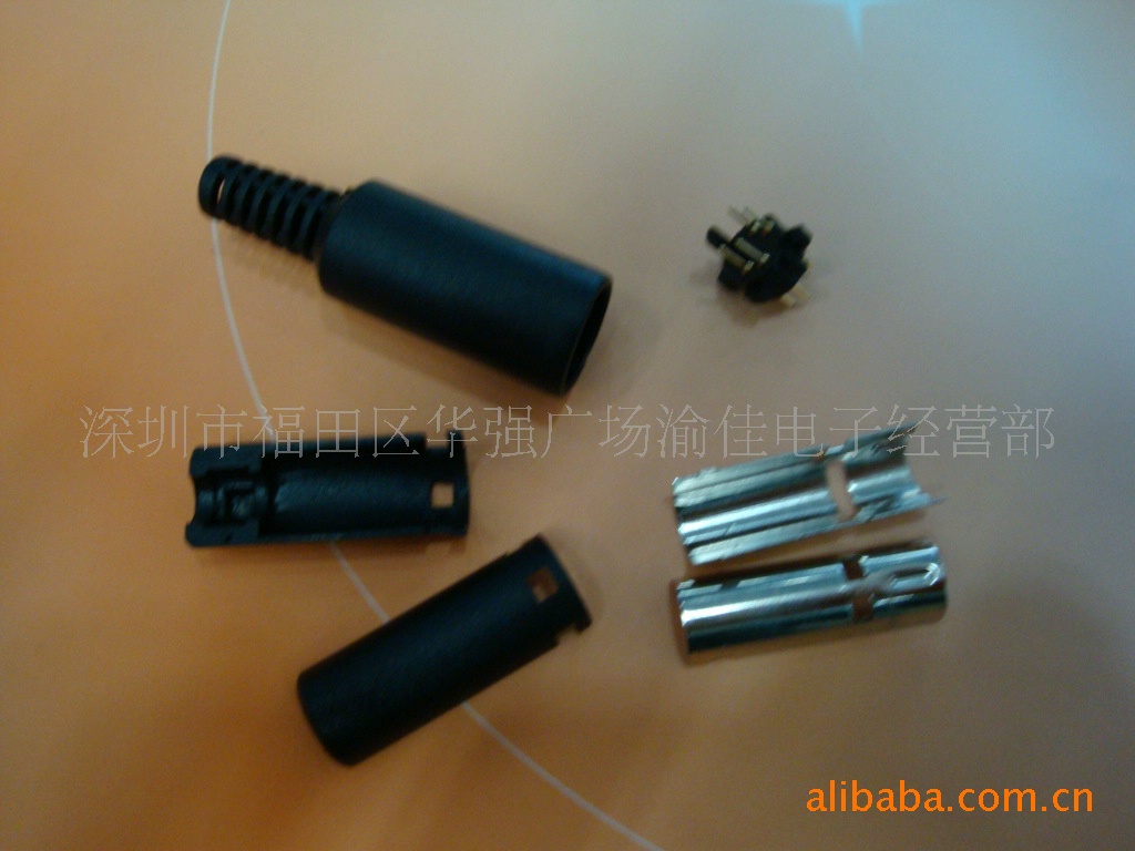 4P- S端子 4芯音频插头 迷你S端子4芯接线插头