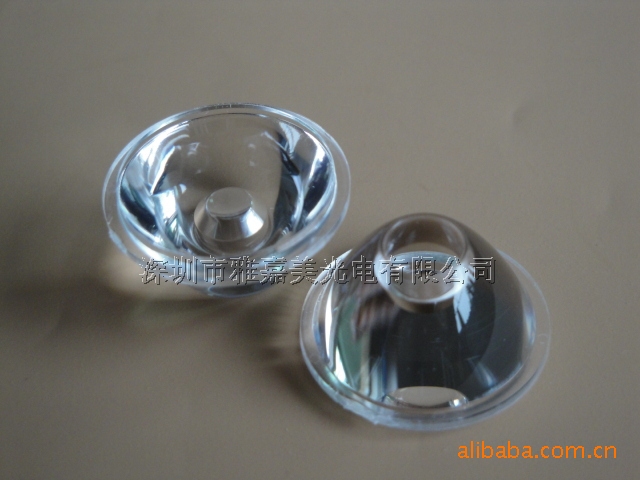 大功率LED透镜 Φ20MM -20°平光面 3W透镜