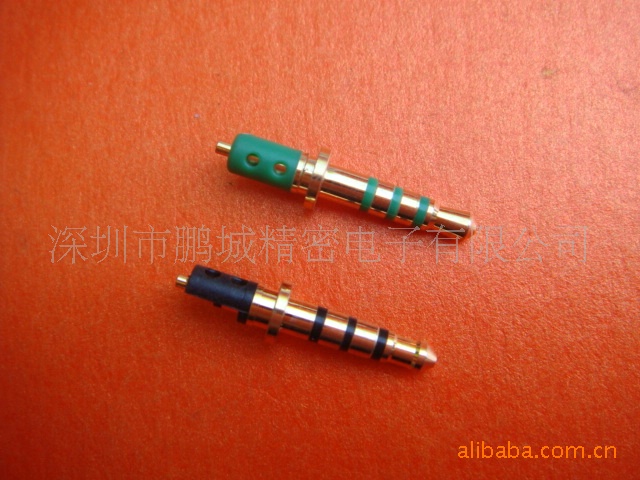 供应2.5四级4.5盘插针 镀金