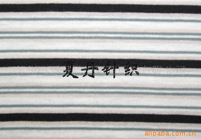 供应·丝光彩条汗布(图)，精梳棉，长绒棉，PIMA棉，新疆棉