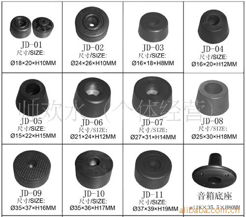 音箱脚,音箱脚垫，音箱底脚，音箱底角，机脚，仪器仪表脚垫