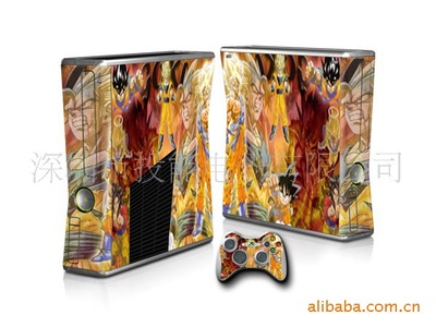 工厂直销XBOX360slim主机炫彩贴|ru