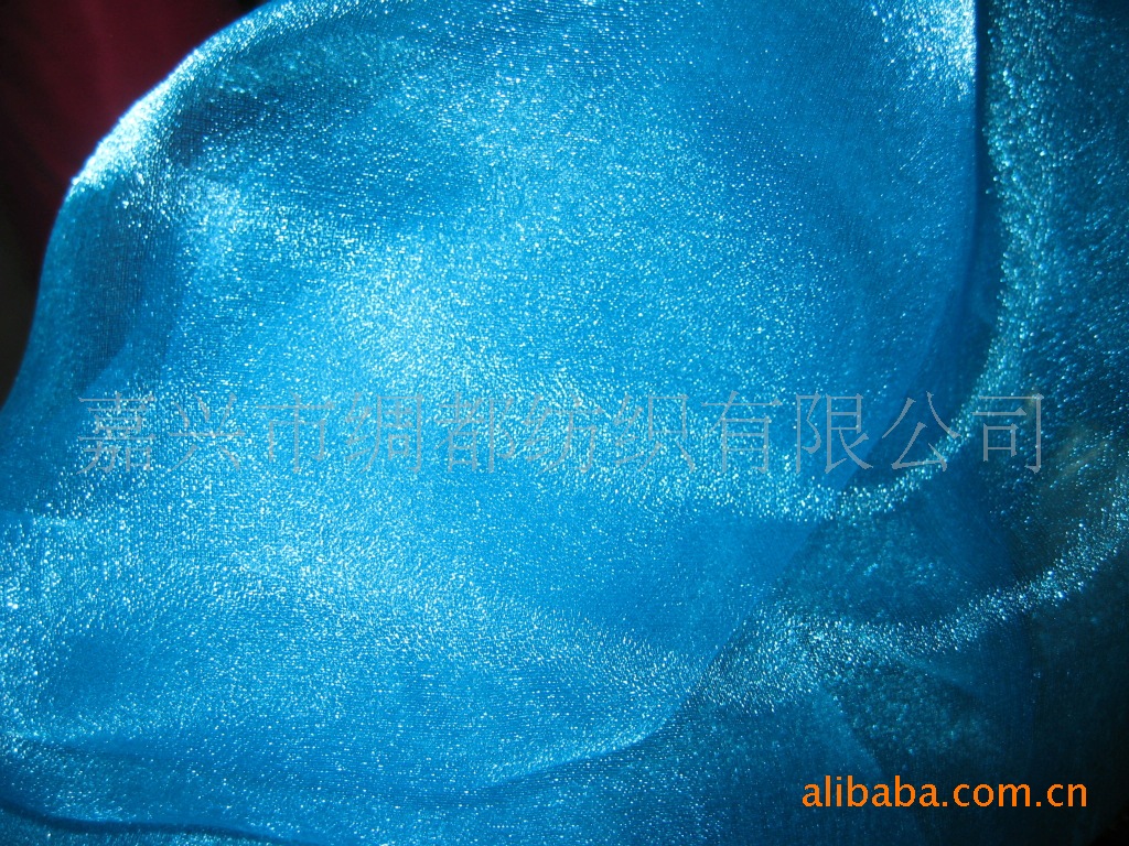 【现货】扬州纱欧根纱布料 水晶缎云雾纱汉服襦裙连衣裙雪纺面料-阿里巴巴