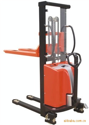 SPM15半电动堆垛车全自动堆高车平台车 升高机