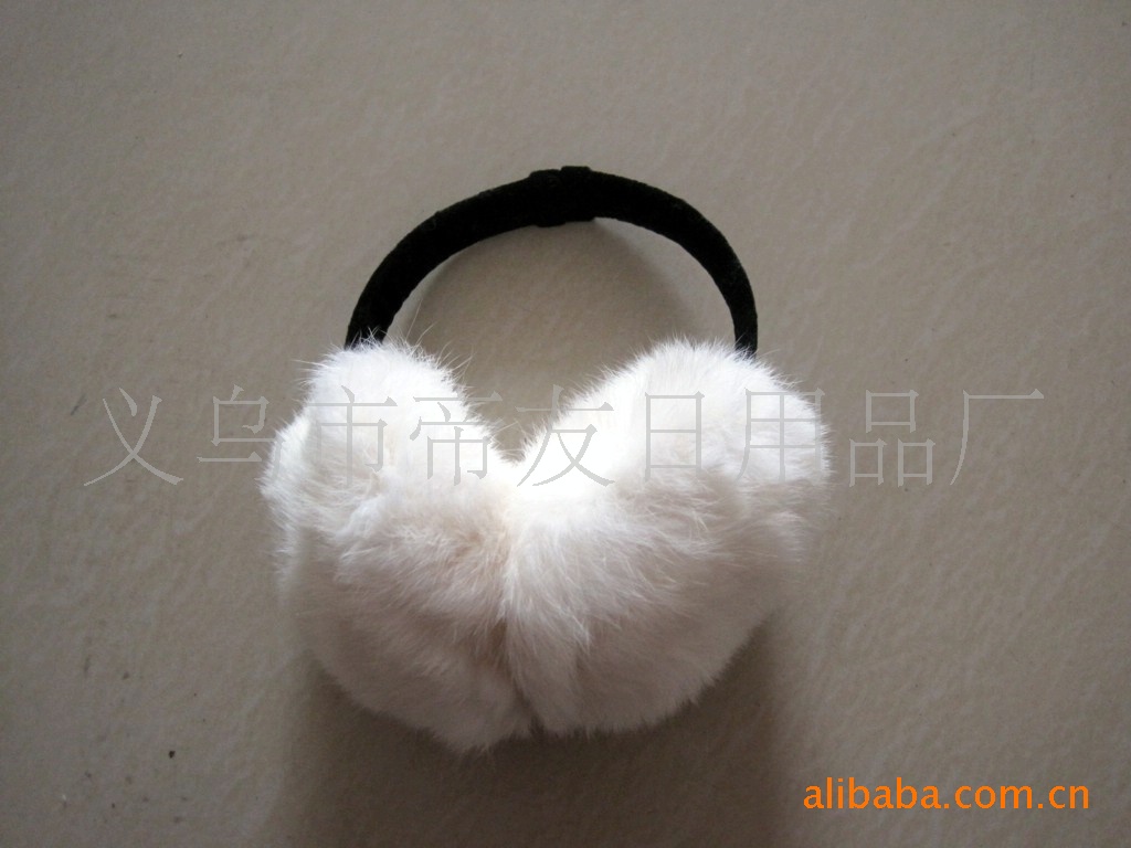 厂家供应各种兔毛保暖耳套，耳罩、耳包、护耳、音乐耳机耳套(图)