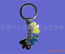 批发供应锌合金镶钻滴油饰品挂件钥匙扣