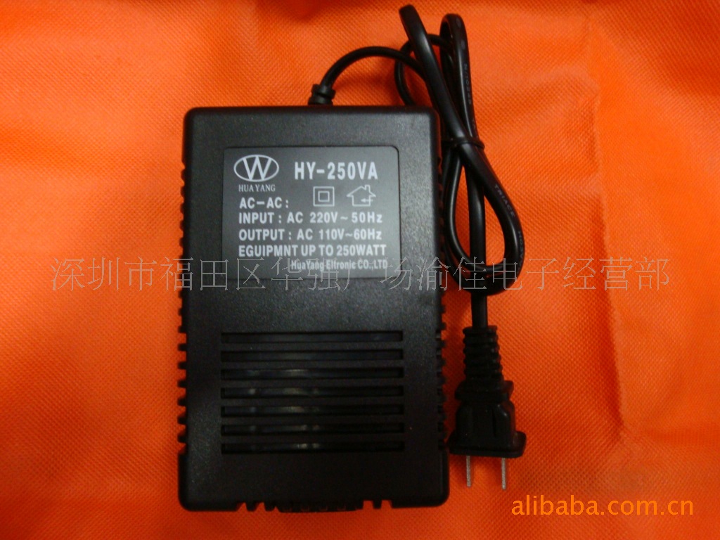 250瓦 220伏转110伏美标电源变压器，音响电源，110V转220V变压器