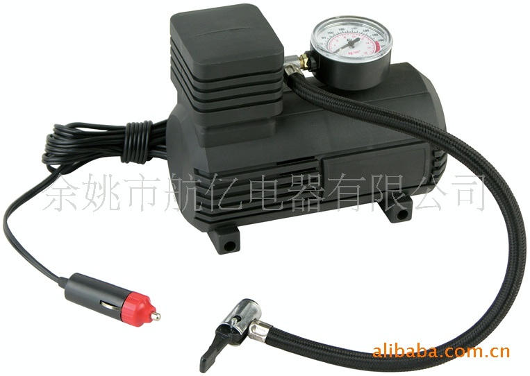 供应12V车载充气泵 迷你气泵 塑料小气泵 FY-015