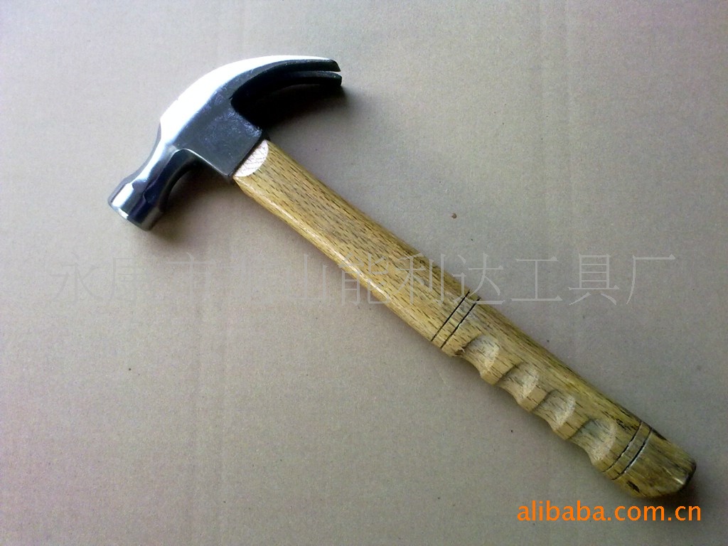 厂家供应0.25千克 500克五指木柄羊角锤子