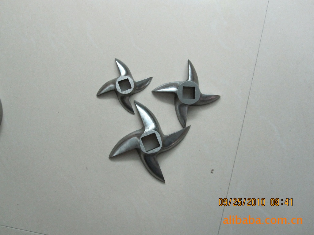 供应不锈钢十字型绞肉机刀片 绞肉机不锈钢