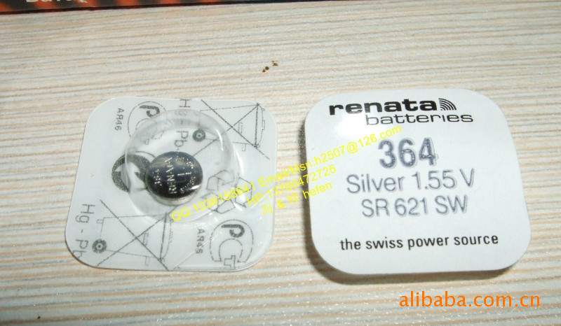 供应RENATA 364 SR621SW 氧化银纽扣电池