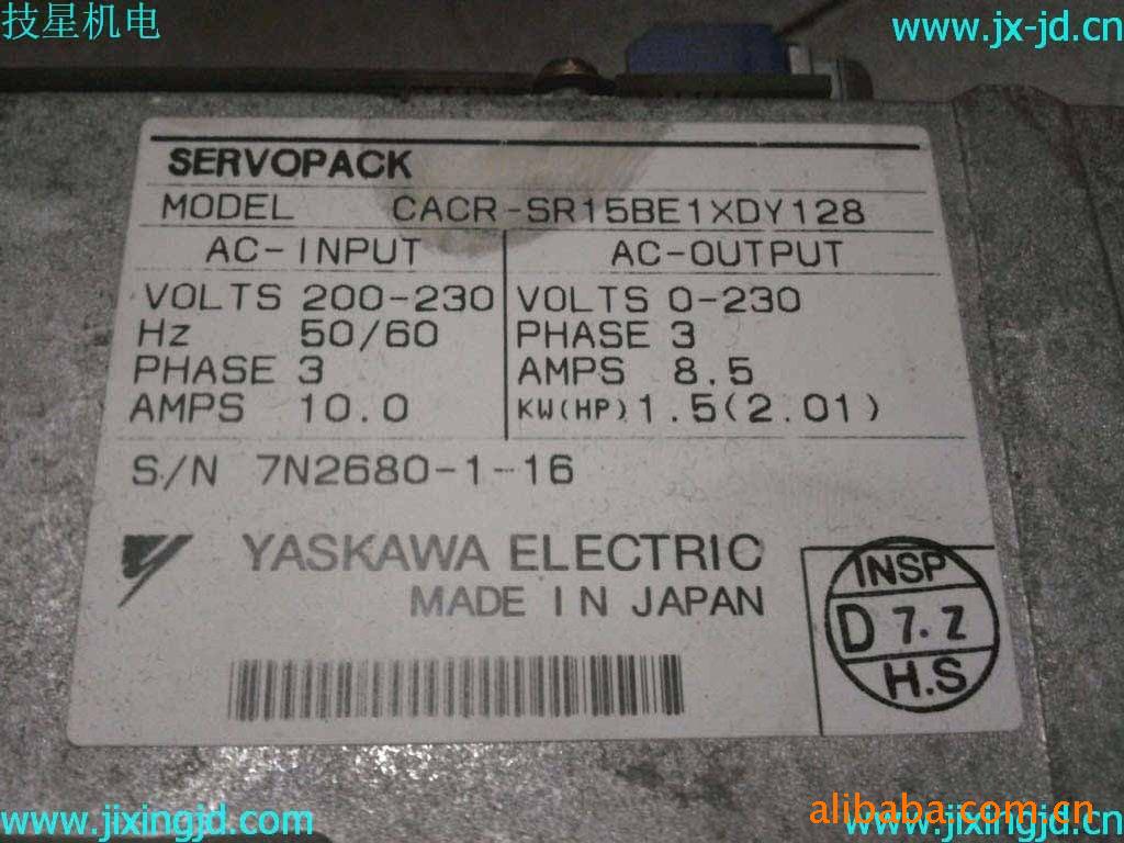 二手安川驱动器CACR-SR15BE1XDY128    保好保修三个月