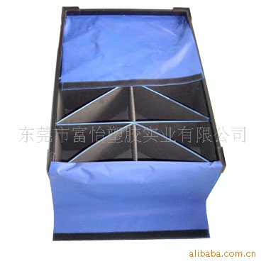厂家批发供应PP万通板周转箱 防护型内置隔卡中空板周转箱