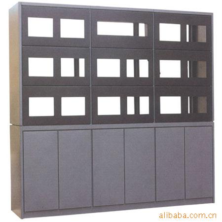 机箱外壳加 工供应各种型号电视墙操作台 报警监控安防控制台外壳