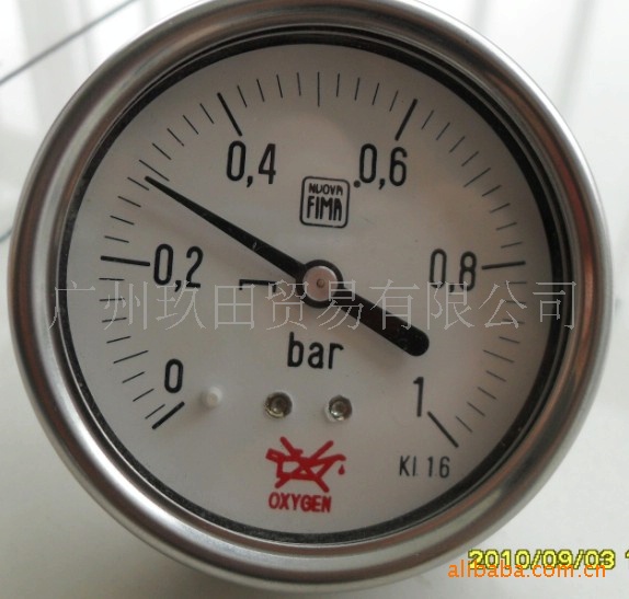 供应意大利NUOVA FIMA氧气压力表 NUOVA FIMA 诺华菲玛压力表