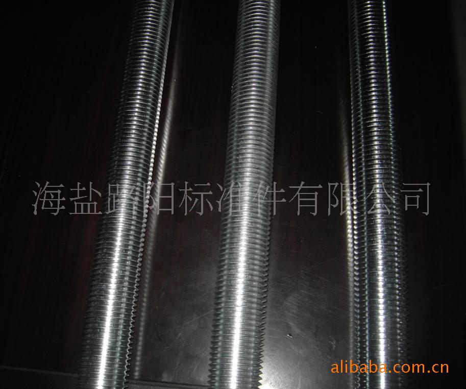 厂家专业生产德标美标英标镀锌热镀锌、黄锌氧化全牙螺杆丝杆