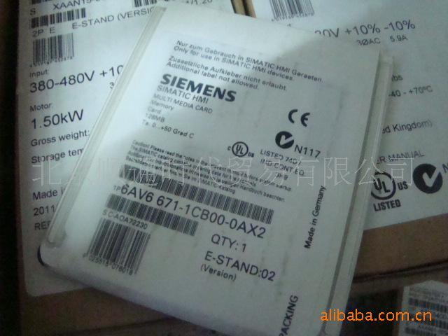 顺通时代  西门子 6AV6671-1CB00-0AX2  MMC卡  128M