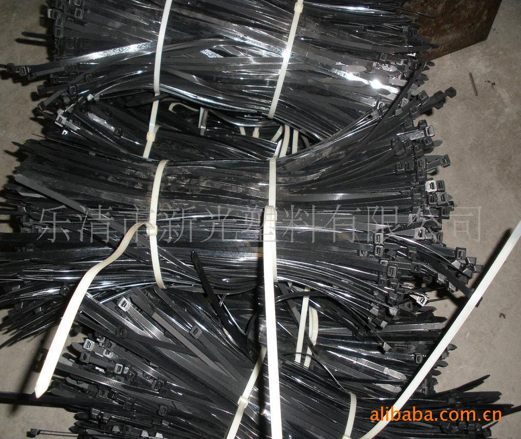 新光塑料供应9×450尼龙扎带 黑色或白色价格一样