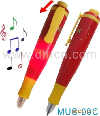 Music Pen,Voice pen,Pronouncing pen,Music lamp pen,Luminous music pen,National Anthem Music pen