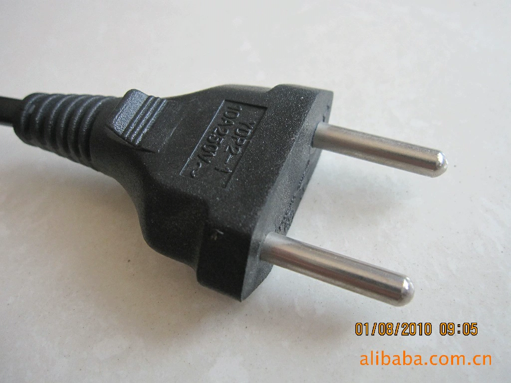 [Поставка производителя] Поставка двухжильного шнура питания металлический шнур питания