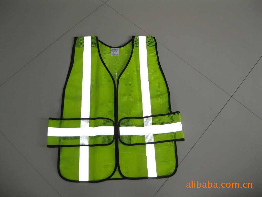 厂家直销 网眼布 高亮反光带供应网布背心（图）