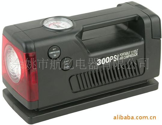 供应12V车载充气泵 车用吸尘器 4合一充气泵 FY-020