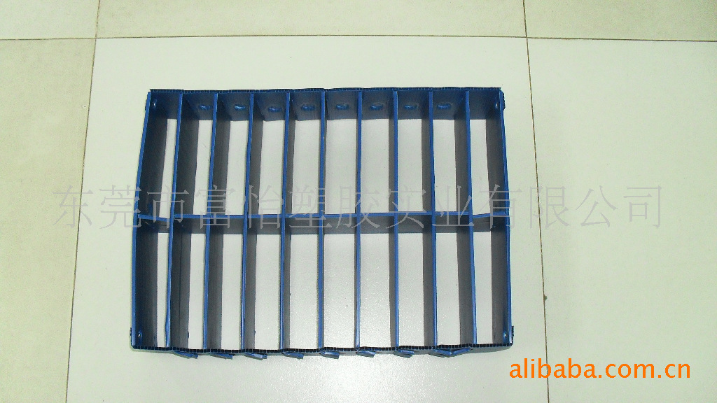 厂家批发供应PP黑色中空板 兰色万通板 塑胶万通板隔板