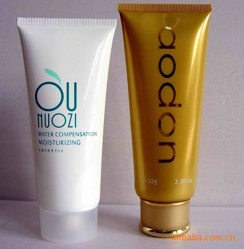 供应40化妆品洗面奶软管 塑料洁面护手霜软管可定制