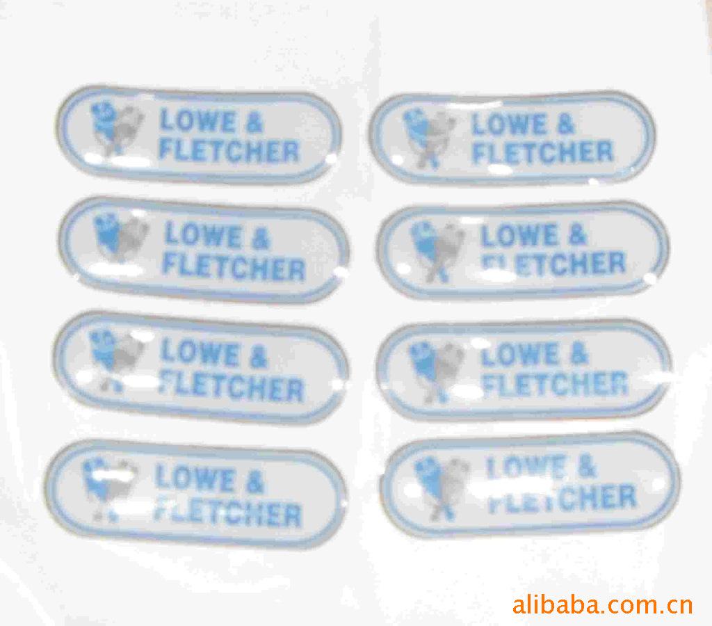 源头水晶滴胶工厂铭板吊牌标签不干胶彩色水晶滴胶可定制