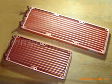 柯瑞沃纯紫铜水冷换热器散热器冷凝器冷却器--TOP360T