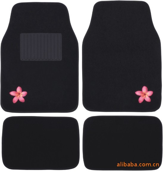 [Foreign Trade Jewelry] Car Mat Small Square Plastic Universal PVC Antifreeze Waterproof Anti-skid Type (Figure)